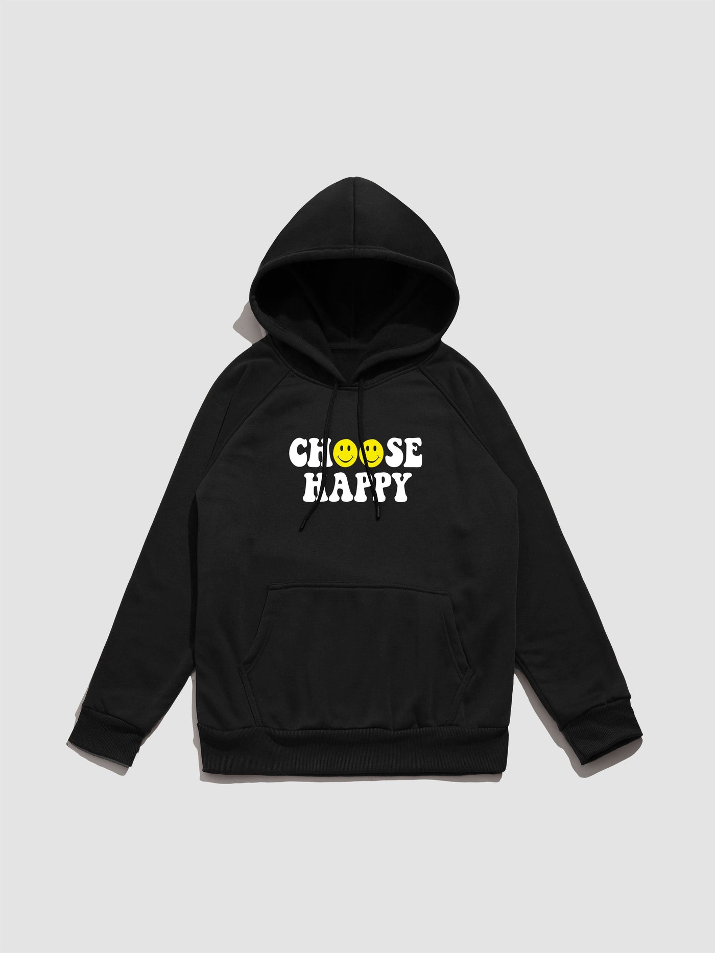 Quintin | Smiley Slogan Print Hoodie