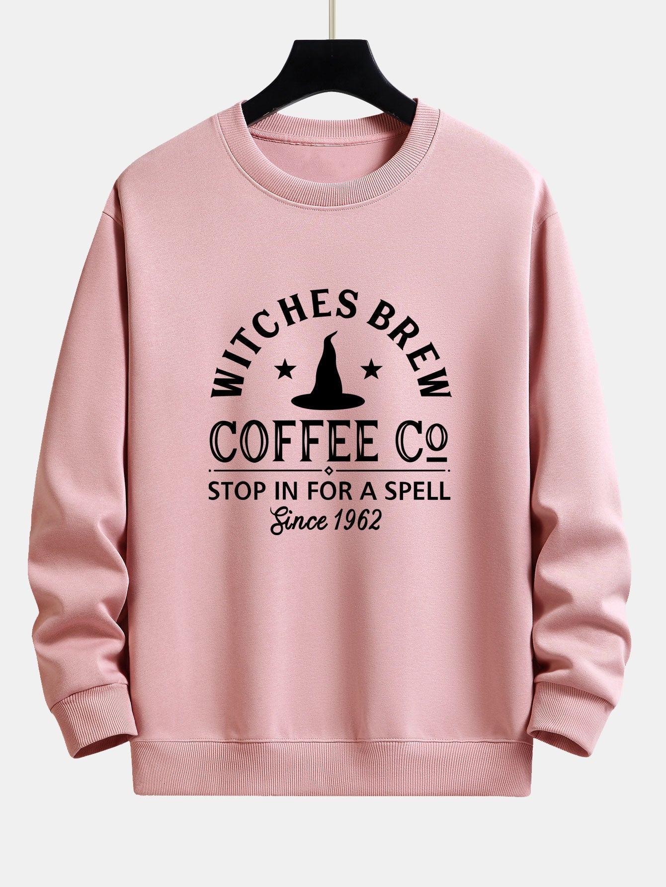 Bernabé® | Halloween Witches Brew Coffee Print Relax Fit Sweatshirt