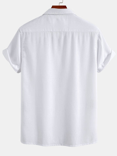Cuno® | Linen Cuban Shirt With Pockets & Straight Leg Linen Pants