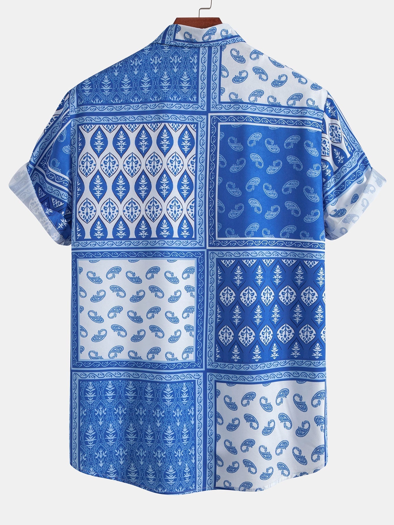 Magnus® | Paisley Border Button Up Shirt