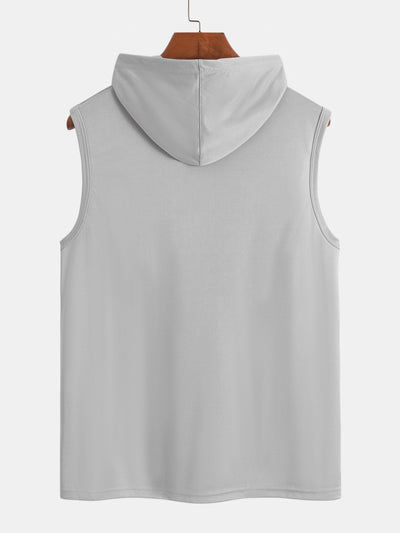 Juvenal® | Athletic Mesh Kangaroo Pocket Hooded Tank