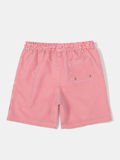 Travis® | Vertical Striped Drawstring Swim Shorts