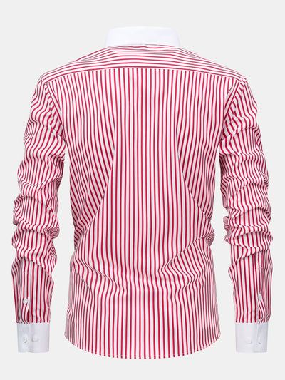 hola WINCHESTER STRIPED SHIRT & SLIM FIT TROUSERS