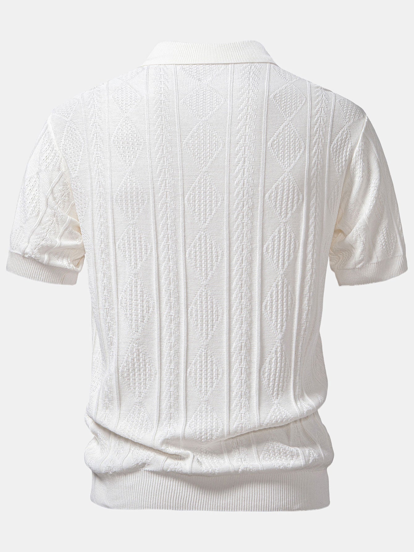 hola Geometric Jacquard Polo Shirt & Slim Fit Tapered Pants