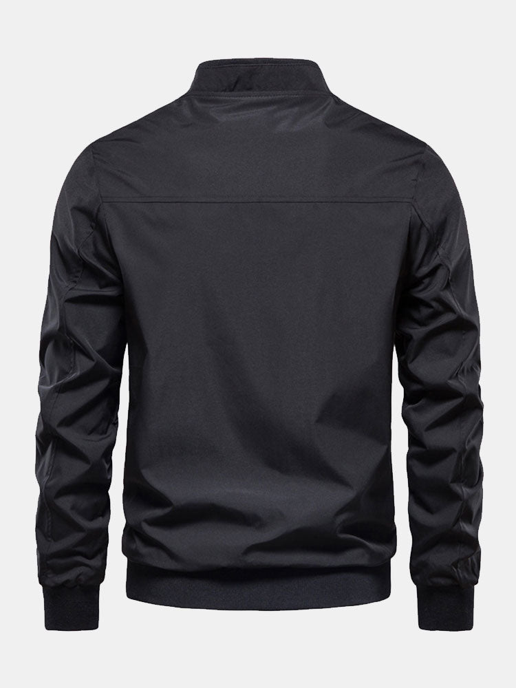 Erick® | Stand Collar Zip Up Jacket