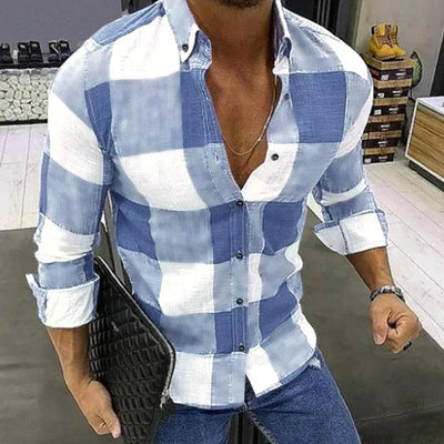 Joel® | Casual Checked Men'S Shirt