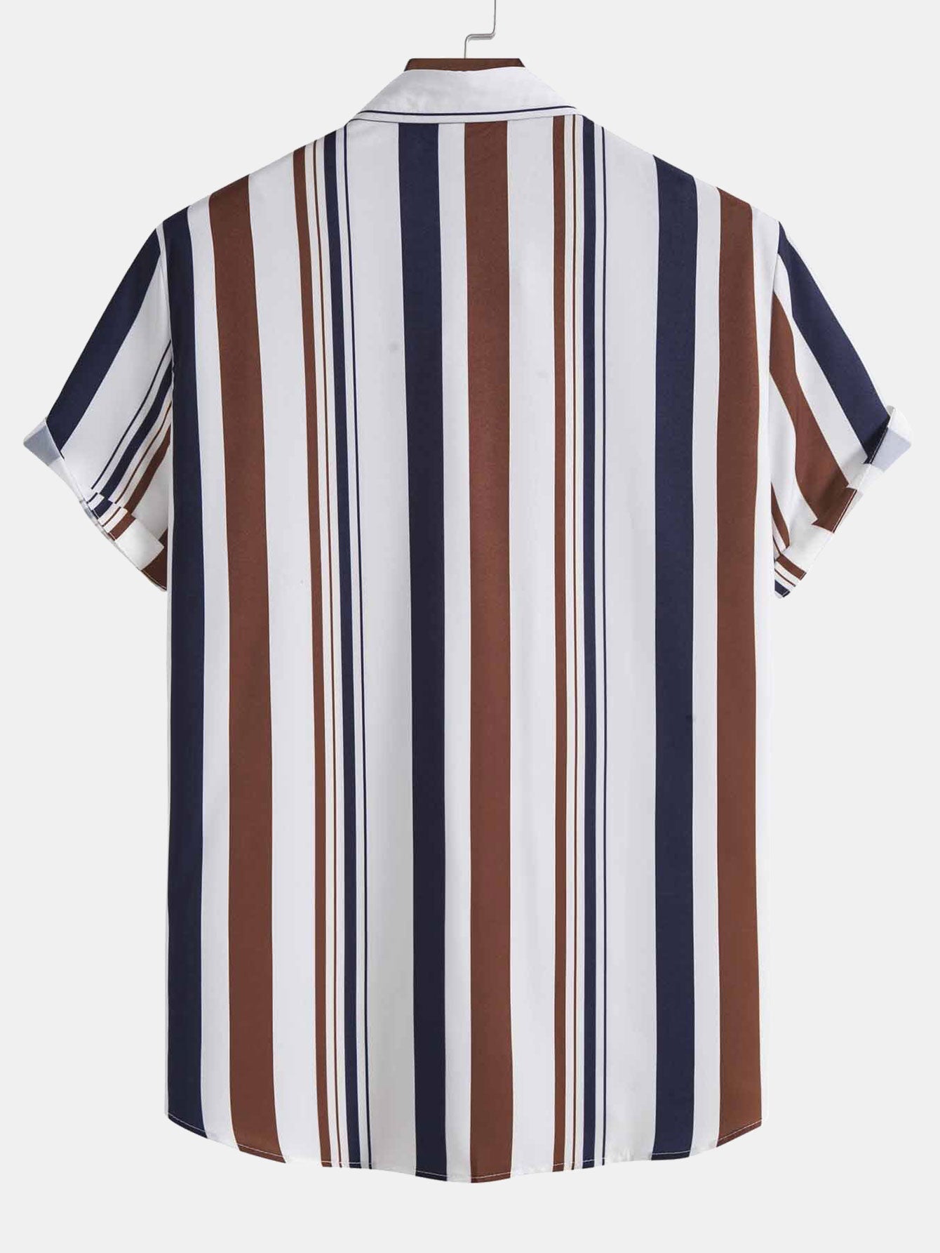 Kelvin® | Colored Striped Print Shirt & Swim Shorts