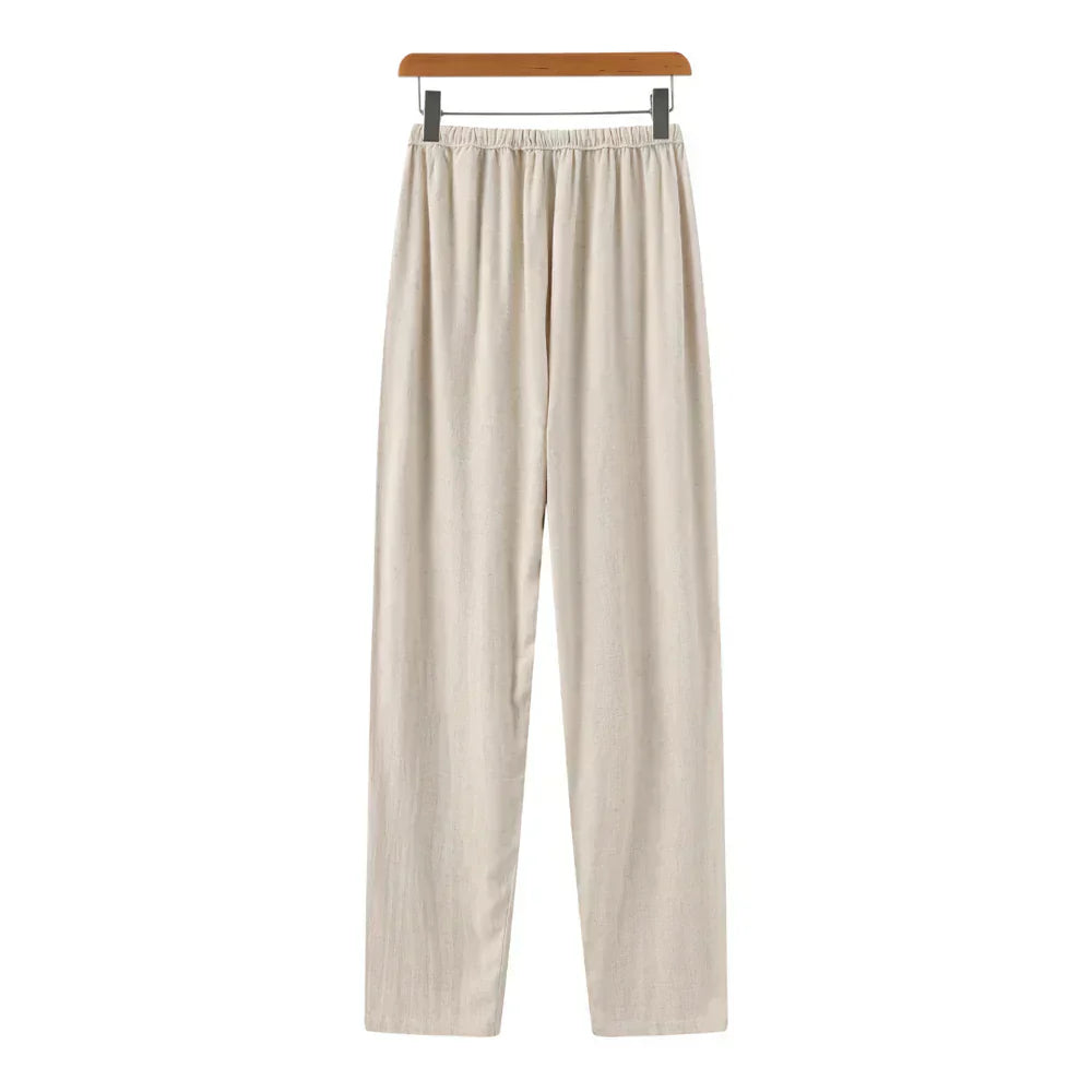 Corban | Slim linen pants