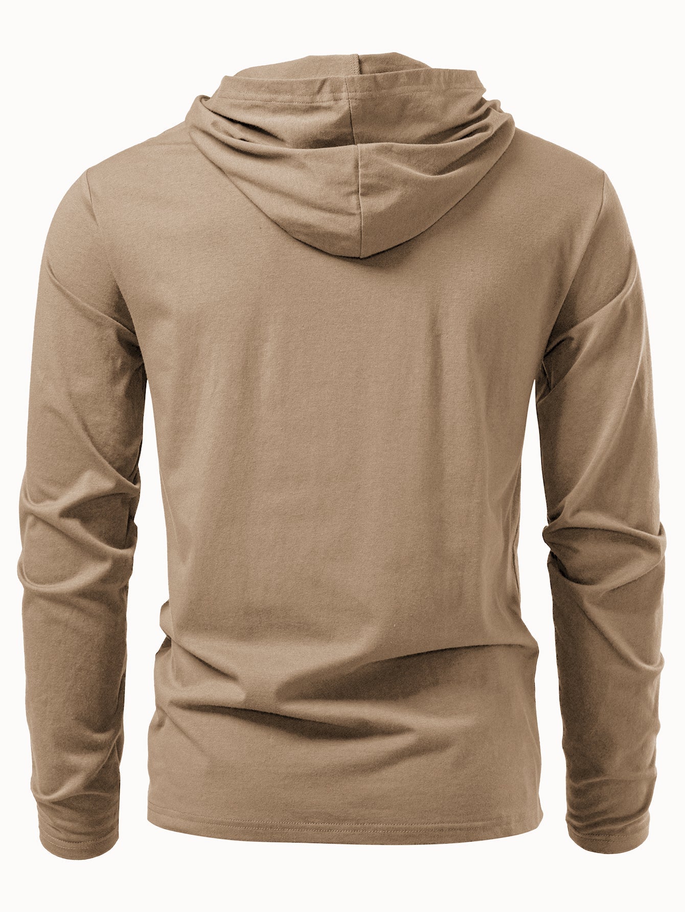 Lino® | Long Sleeved Cotton Hooded T-Shirt
