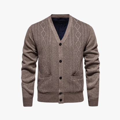 Adam® | Striped Knitted Cardigan