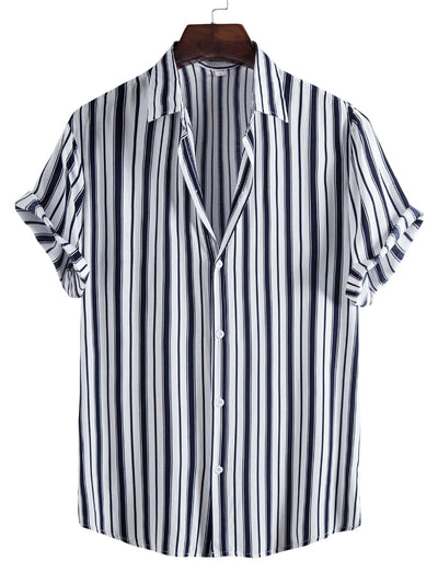 Alvis® | Stripes Short Sleeve Casual Shirts