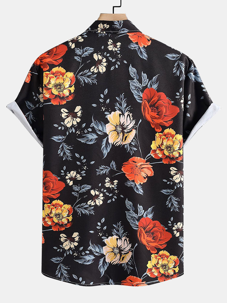 Anwill® | Floral Print Button Up Shirt