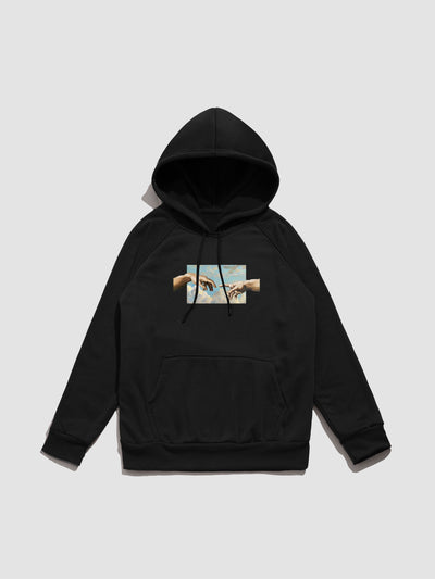 Martin | Creation Of Adam Print Hoodie
