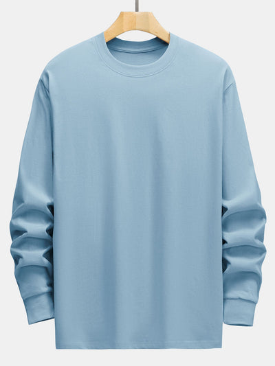 Adelard® | 3 Pieces Basic Long Sleeve Heavy Weight T-Shirts