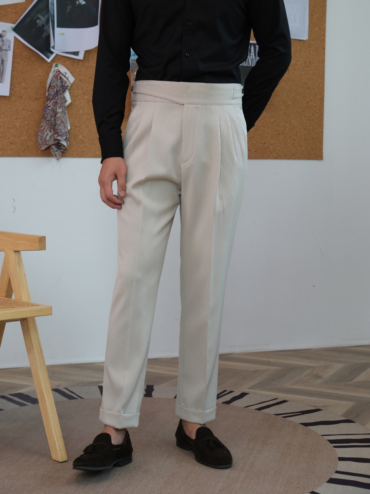 Bhanu® | MV Old Money High Waist Gurkha Trousers