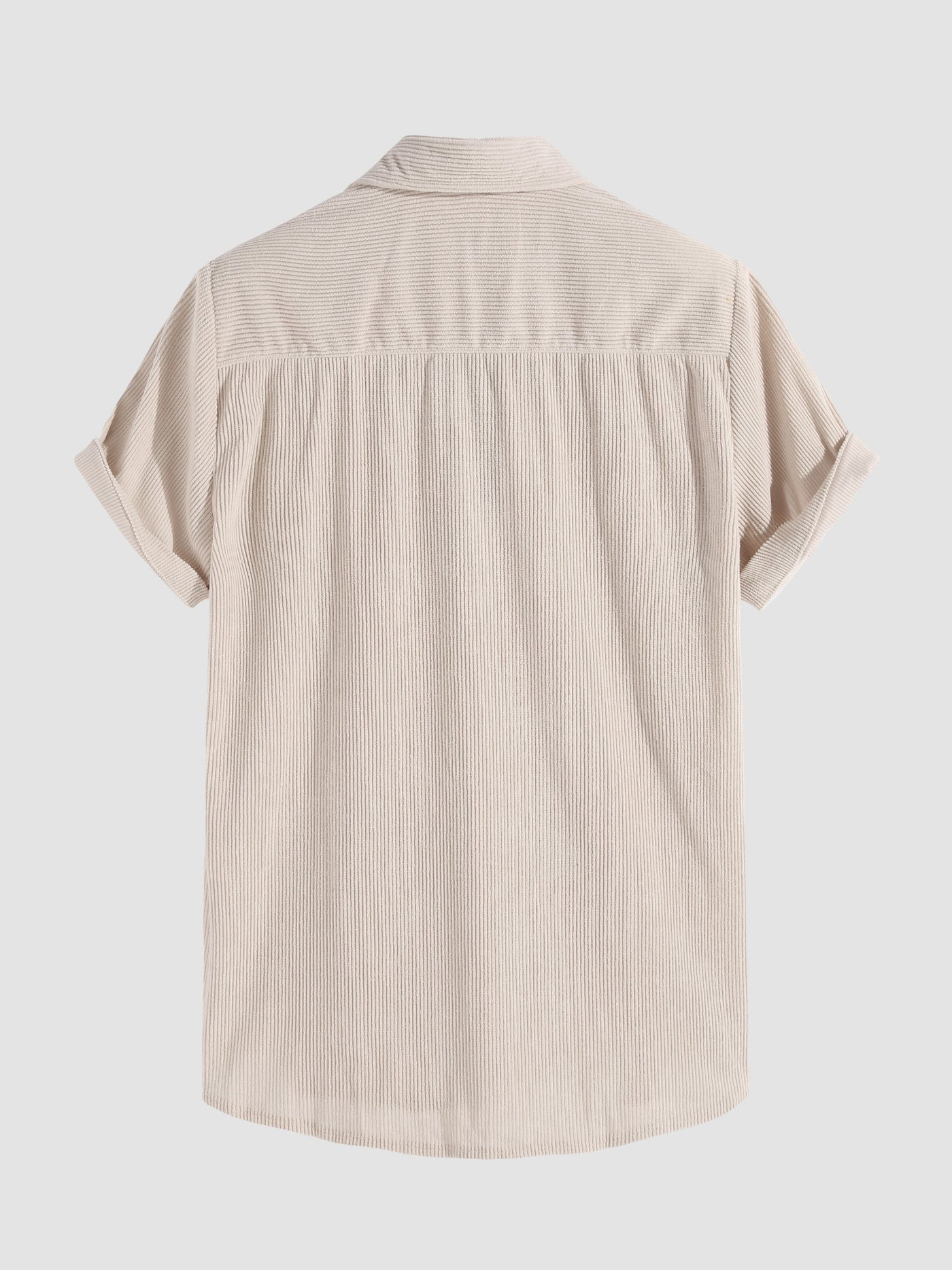 Aimeric® | Corduroy Button Up Short Sleeved Shirt