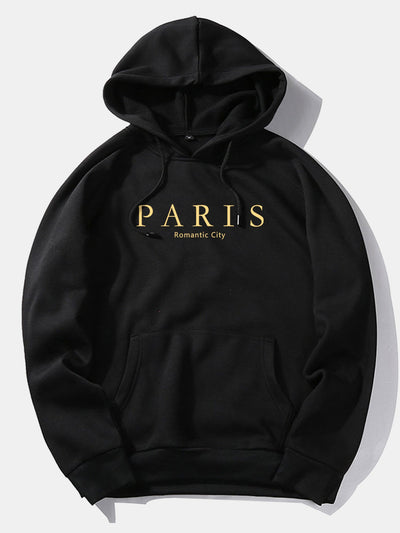 Dennis | Paris Slogan Print Hoodie