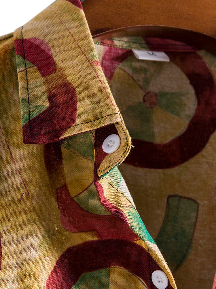Carlos® | Abstract Print Shirt