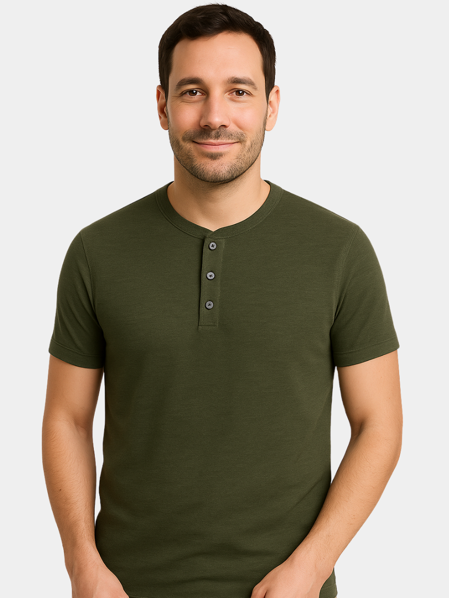 Brendan® | Henley Lightweight Polo For Summer