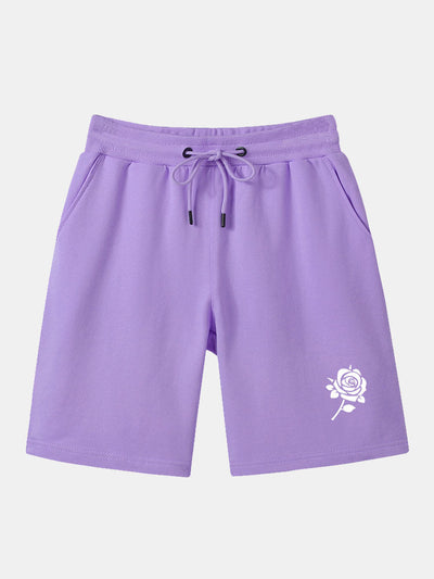 Isidoro® | Rose Print Mid Length Shorts