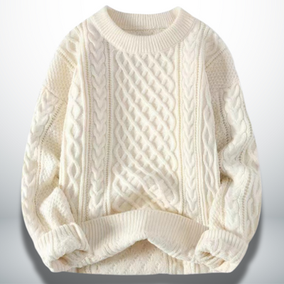 Atanasio® | Elegant Men's Crew Neck Sweater