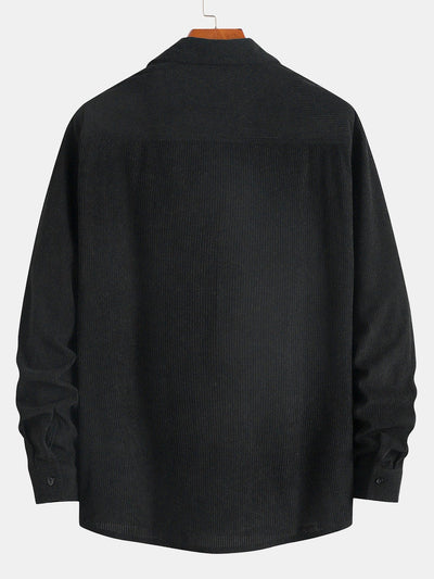 Altamirano® | Corduroy Plaid Panel Shirt