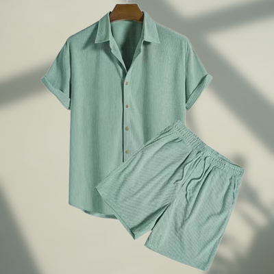 Evaristo® | Elegant Velvet Effect Suit