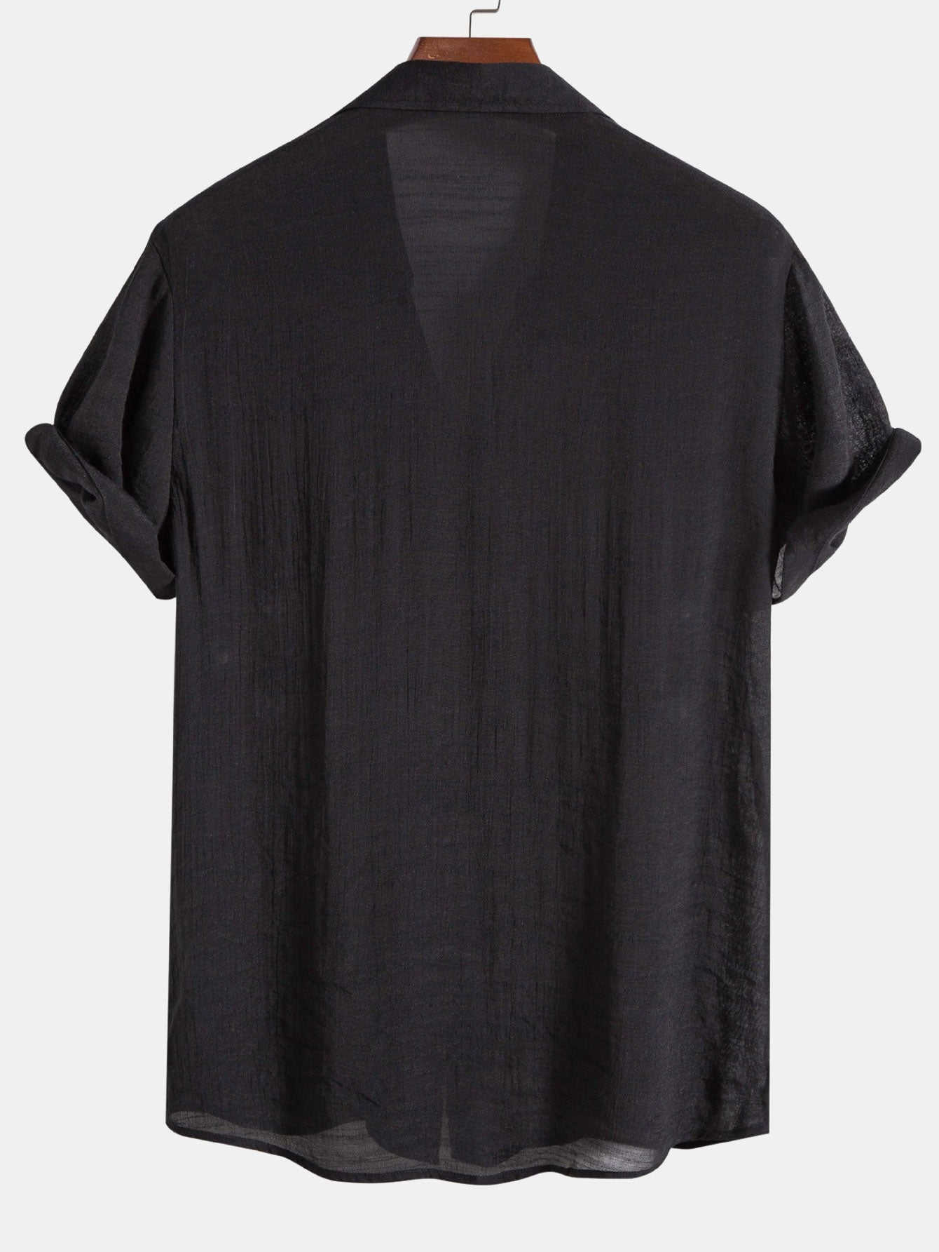 Athelstan® | Light Wrinkled Fabric Button Up Shirt