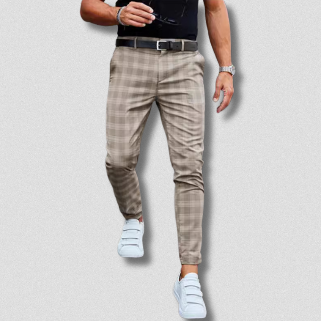 Elijah® | Premium Trousers With Checked Pattern