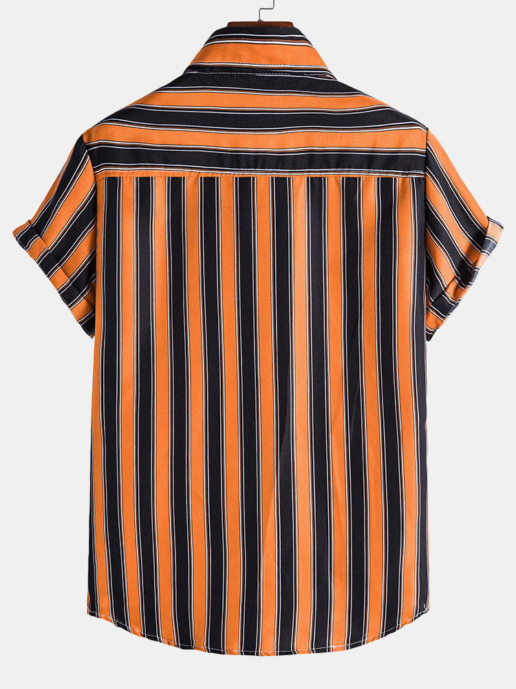 Argiro® | Holiday Stripes Lapel Shirts