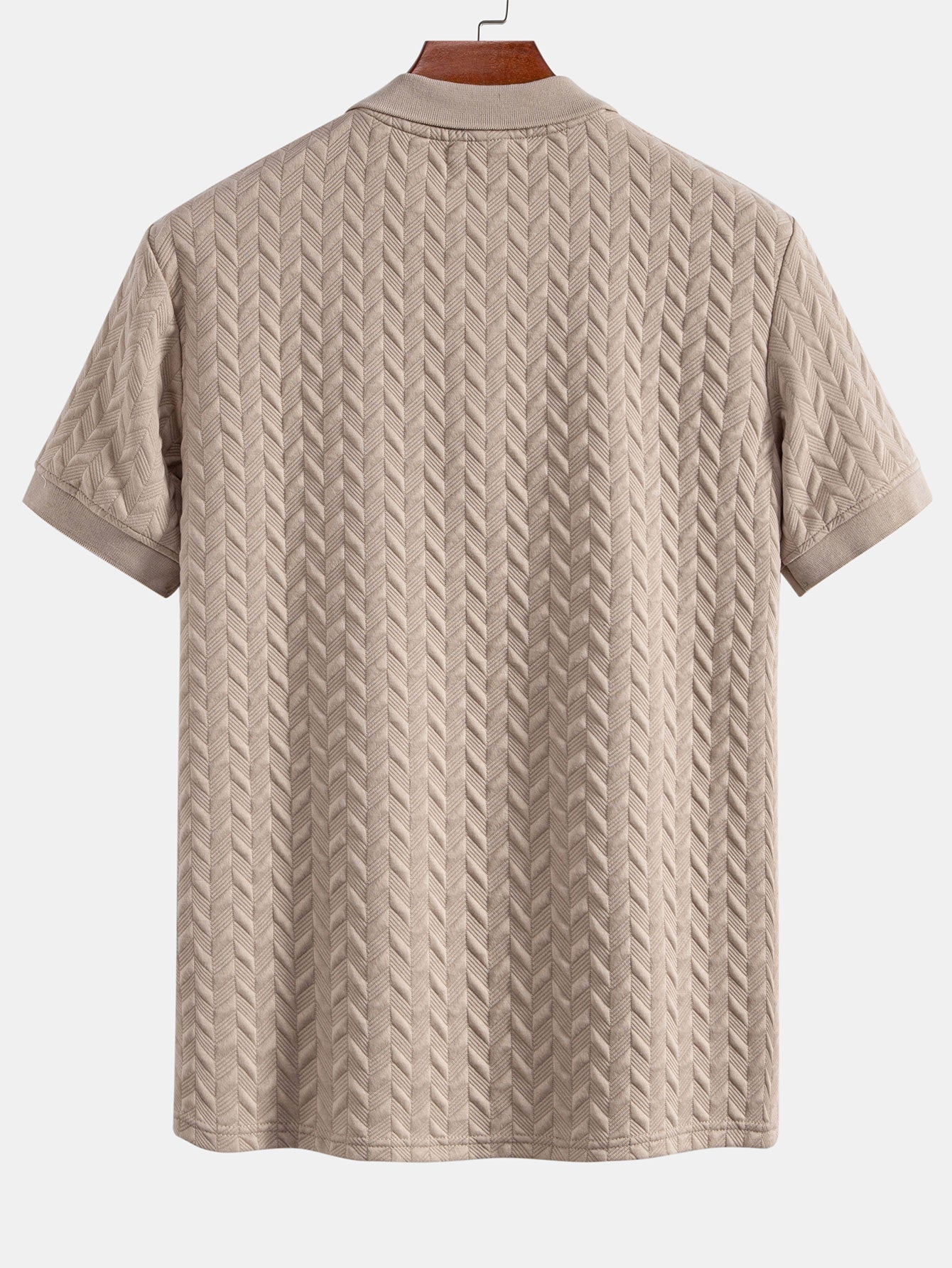 Colton | Geometric Jacquard Polo