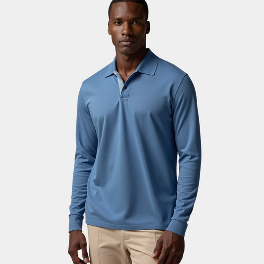 Colton® | Elegant Long Sleeved Polo Shirt