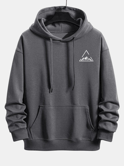 Lionel® | Triangle Mountain Print Relax Fit Hoodie & Jogging Pants
