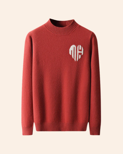 Isaac | Bora Bora Cashmere Heart Sweater