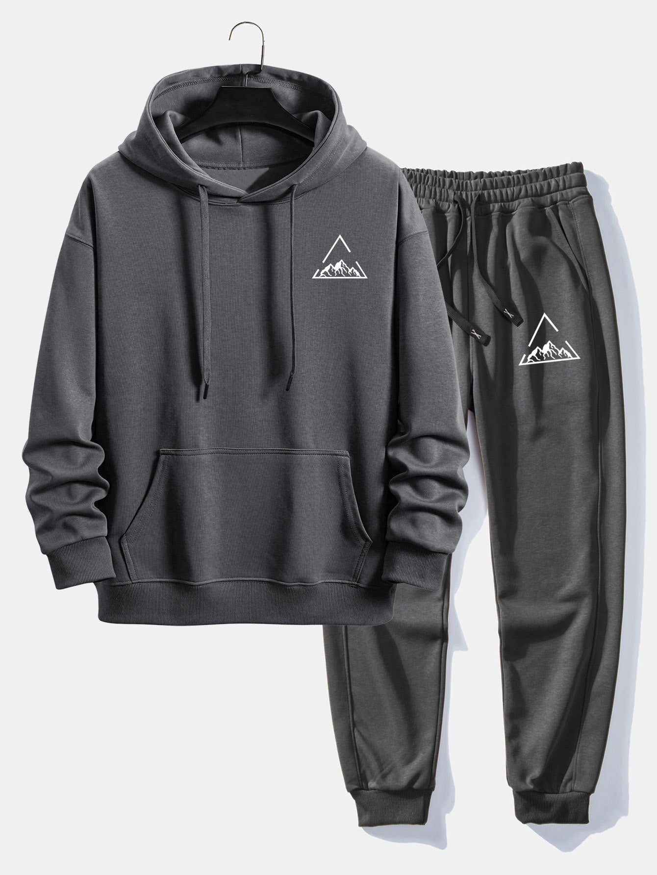 Lionel® | Triangle Mountain Print Relax Fit Hoodie & Jogging Pants