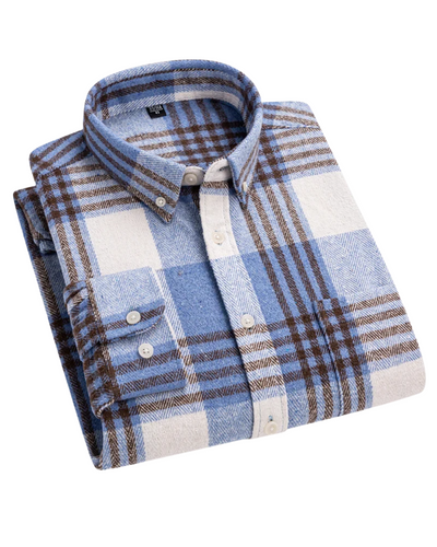 Gilmore | Cotton plaid shirt