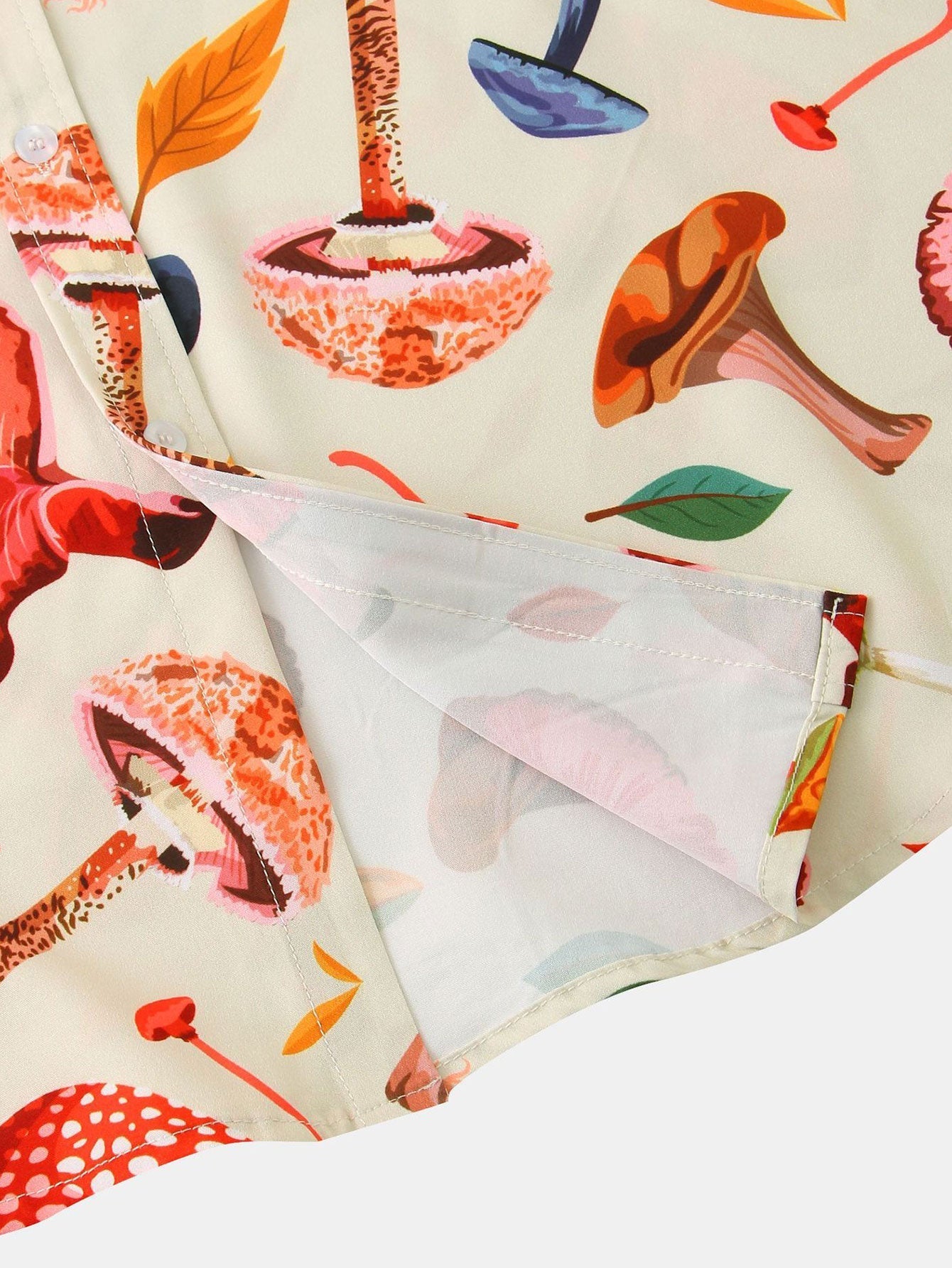 Armelindo® | Mushroom Leaves Print Shirt
