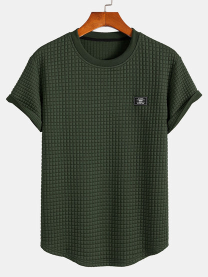 Bartolomé® | Short Sleeve Waffle Arc Hem T-Shirt