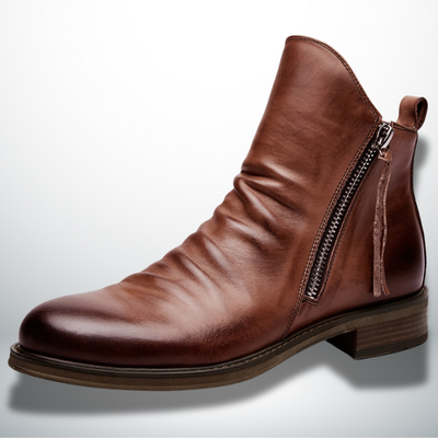 Casiano® | Elegant Men's Ankle Boots With Zip