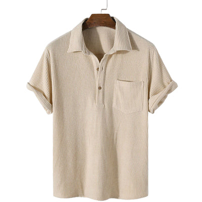 Johnnie® | Men'S Casual Loose Checkered Short-Sleeved T-Shirt