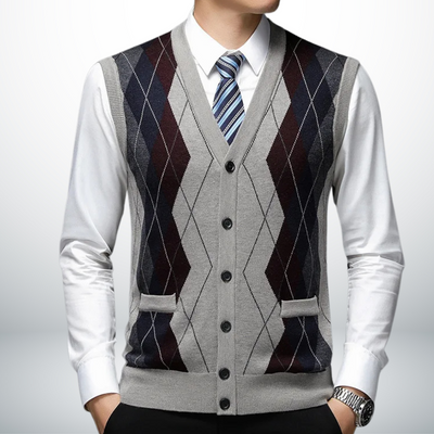 Aimar® | Eco-Friendly Men's Vest-Cardigan