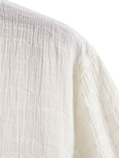 Arvy® | Textured Fabric Short Sleeve Shirt