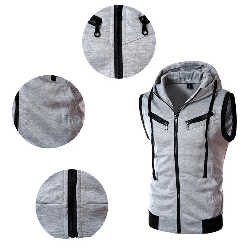 Julien® | Sleeveless Hooded Vest For Men