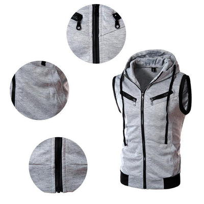 Julien® | Sleeveless Hooded Vest For Men