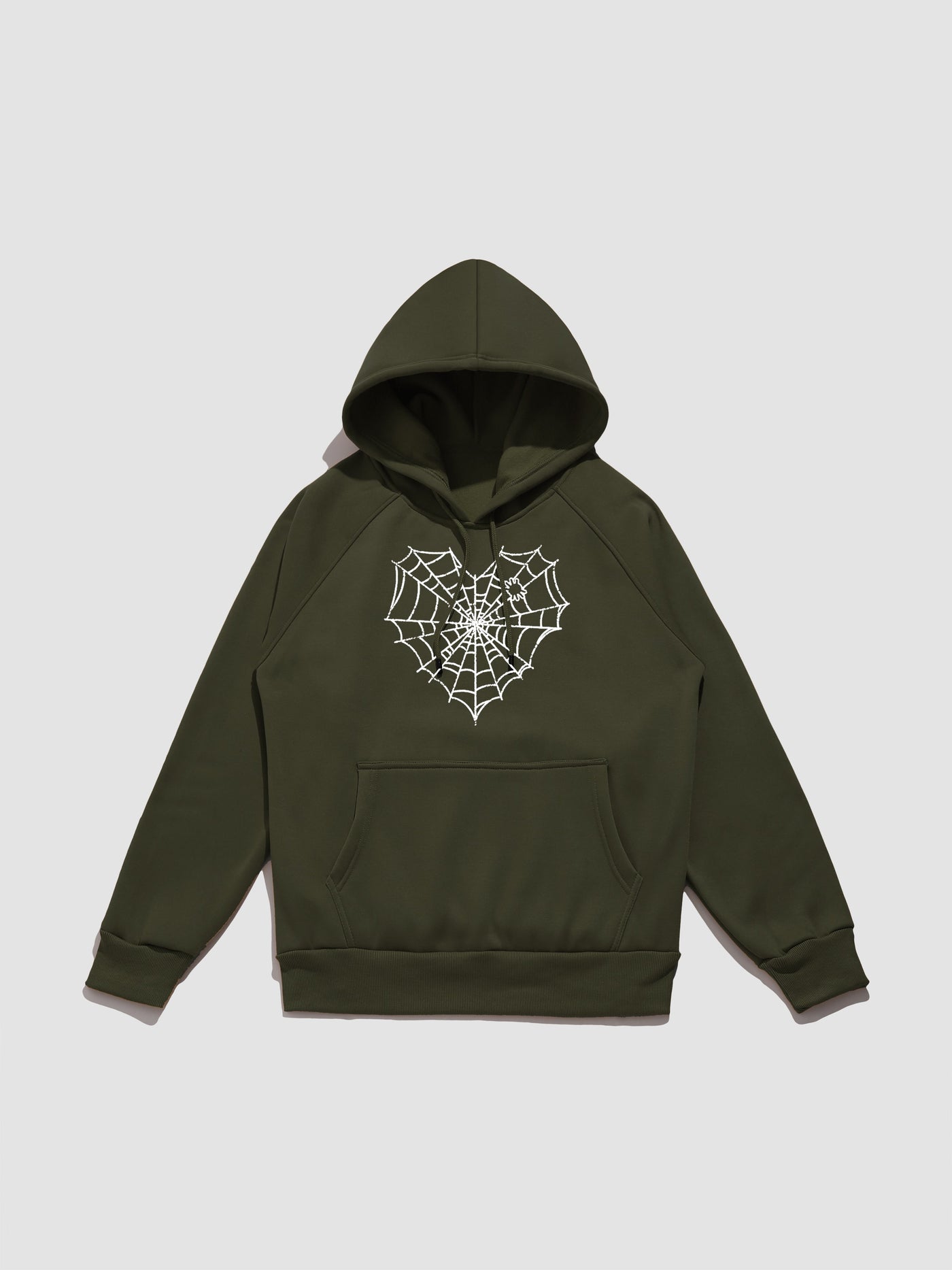 Kaelen | Spider Web Gothic Print Hoodie