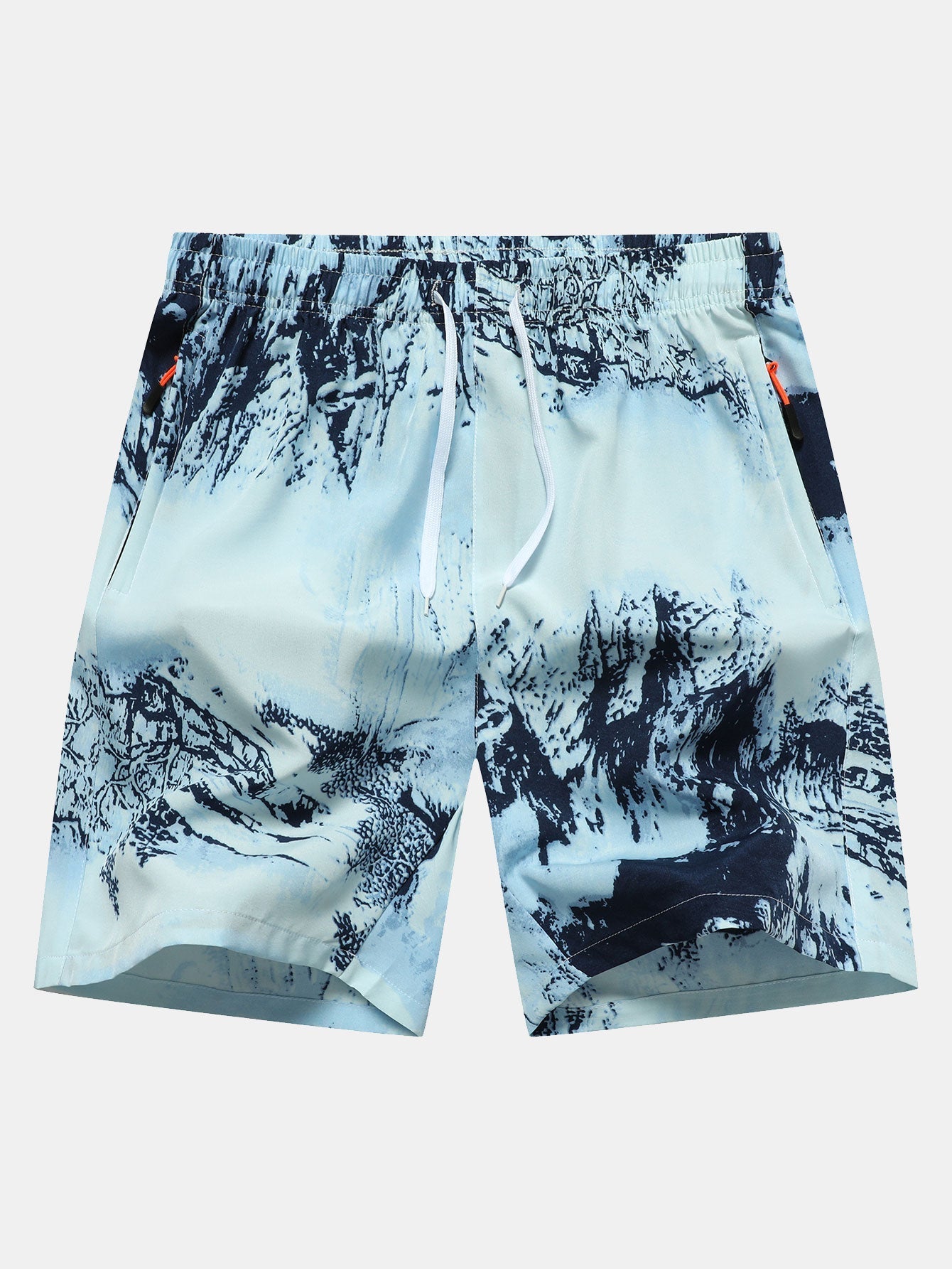 Leocadius | Ink Print Zipper Pocket Shorts