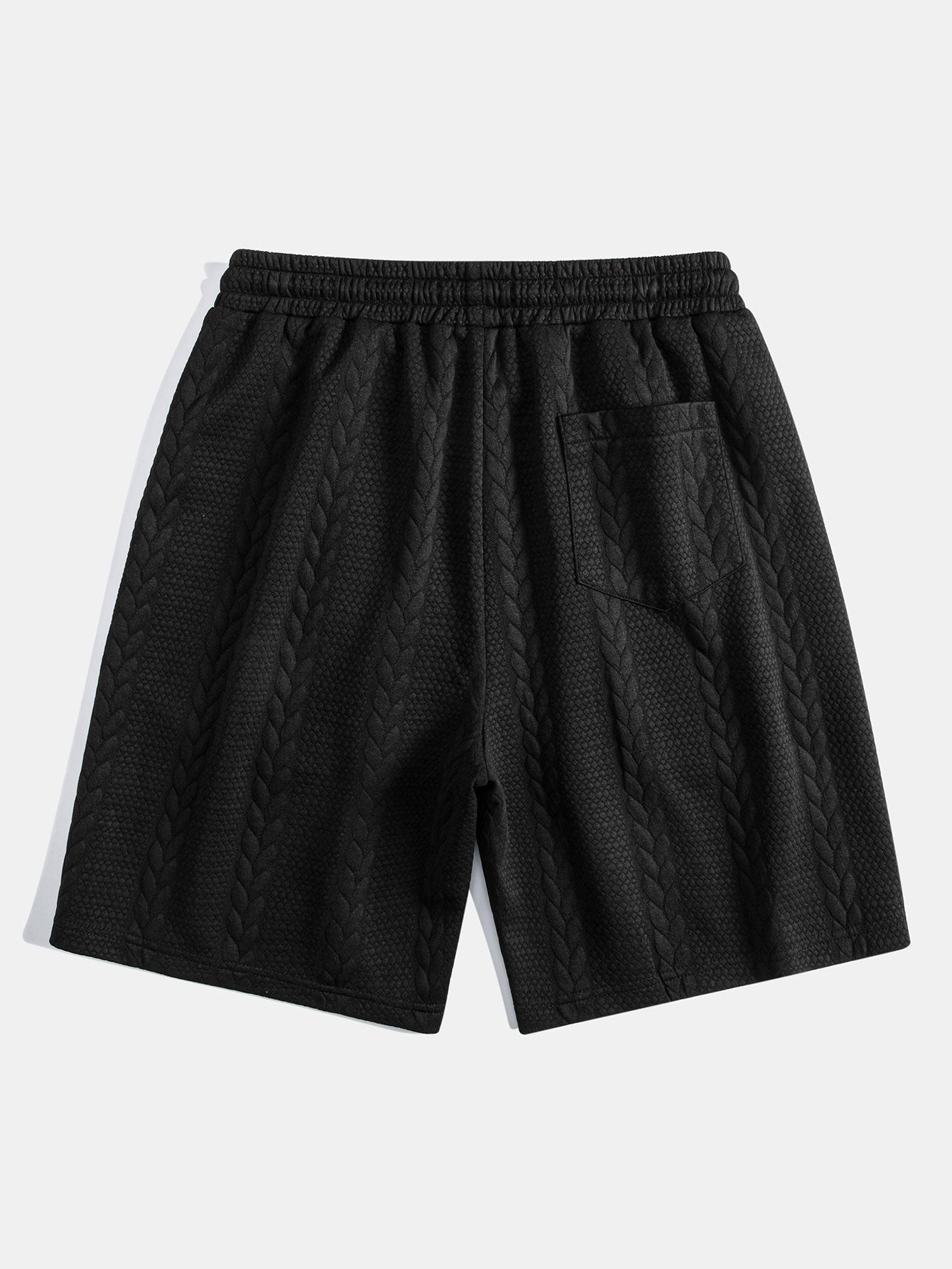 Aarón® | Twist Jacquard Arc Hem T-Shirt & Twist Jacquard Shorts