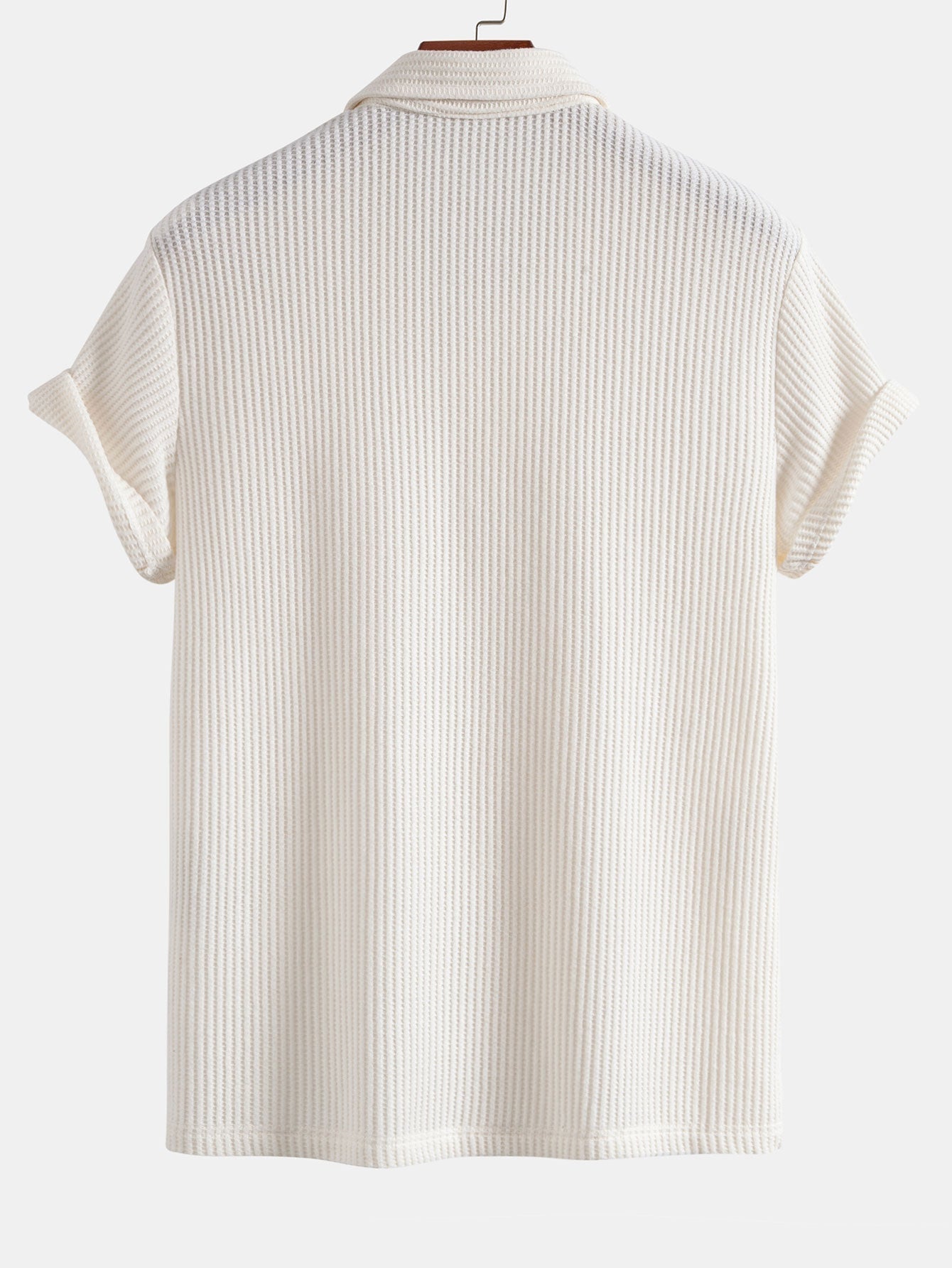 Leo | Short Sleeved Waffle Polo