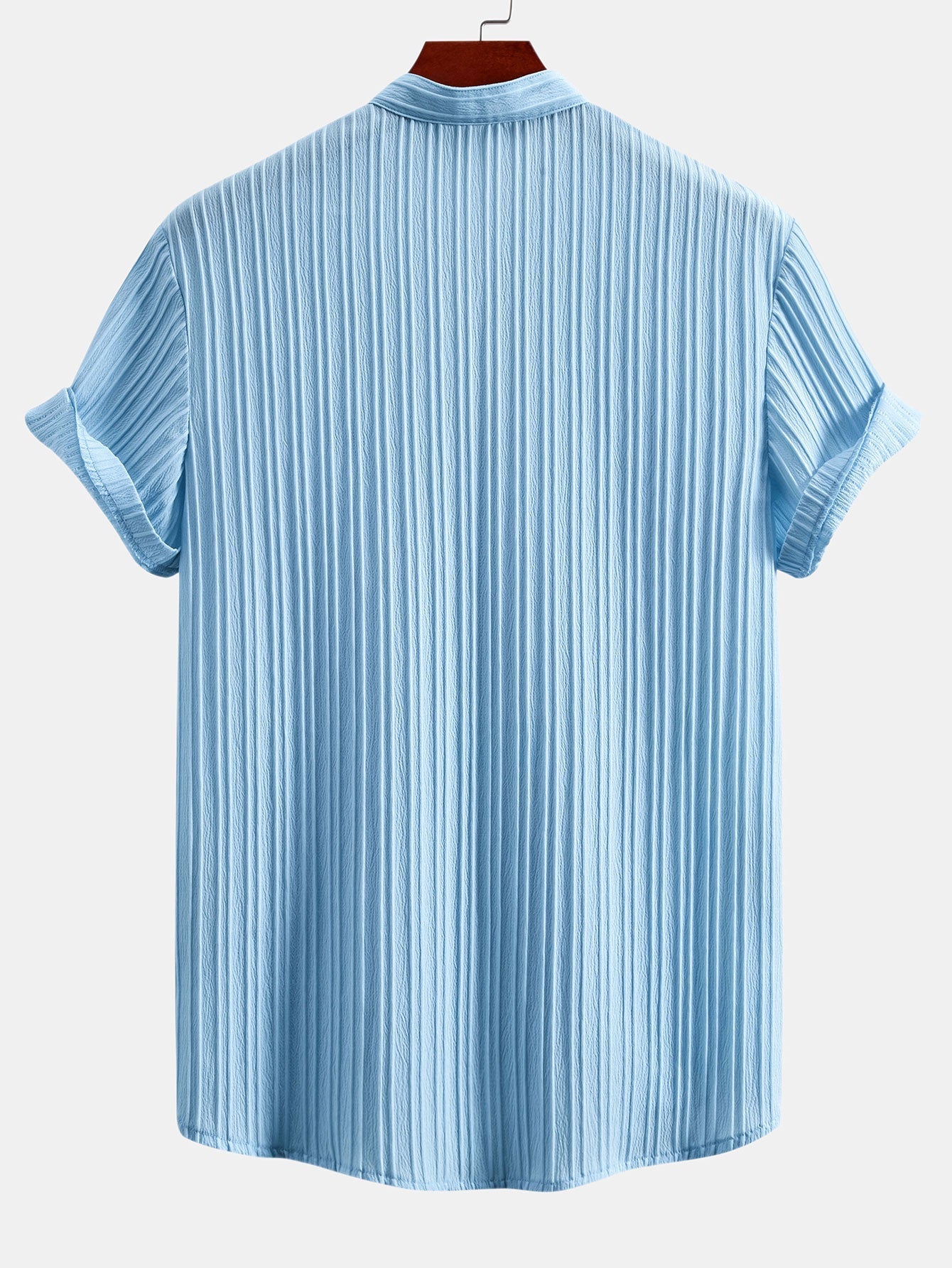 Yann® | Textured Stand Collar Shirt