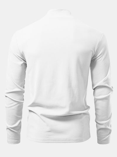 Levin® | Long Sleeve Mock Neck T-Shirt